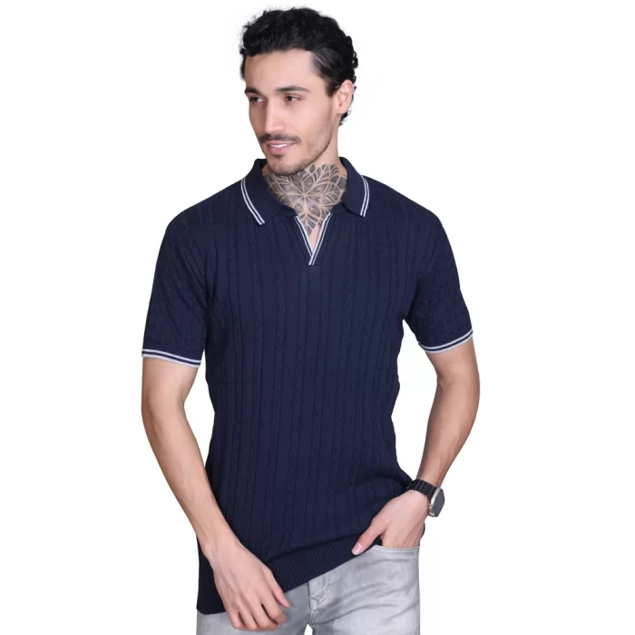 Polo T-Shirts for Men Navy Color