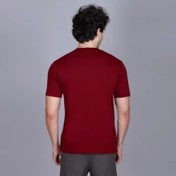Classic Round Neck Cotton T-Shirt - Plain, Soft & Durable - Image 2
