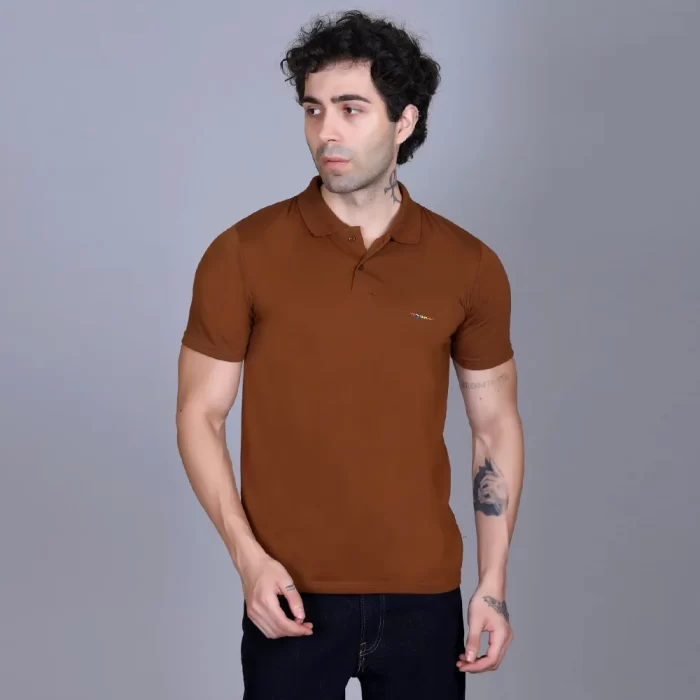 Men’s Half Sleeve Polo T-Shirt - Breathable Cotton