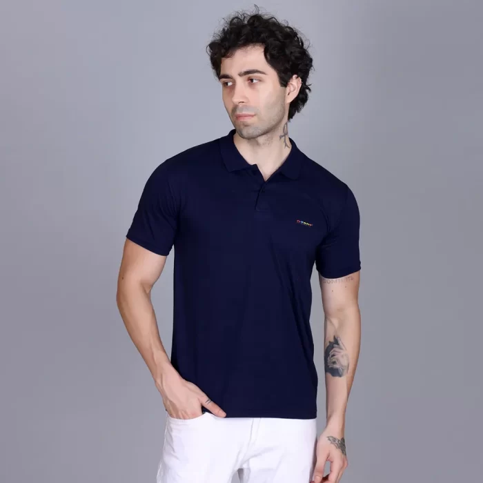 Solid Polo T-Shirt for Men - Stylish, Comfortable & Skin-Friendly Fabric