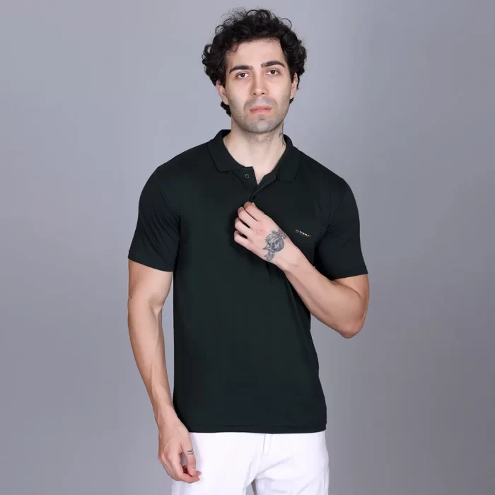 Men’s Regular Fit Cotton Polo T-Shirt - Smart & Casual Essential